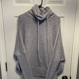 L/XL Zenana cozy and comfy light gray tunic